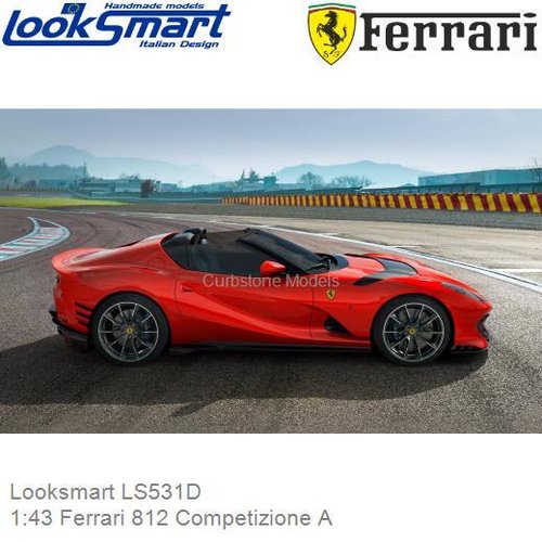 PRE-ORDER 1:43 Ferrari 812 Competizione A (Looksmart LS531D)