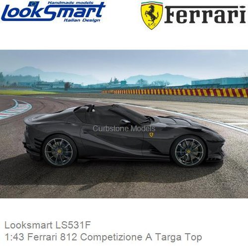 PRE-ORDER 1:43 Ferrari 812 Competizione A Targa Top (Looksmart LS531F)