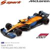Modelauto 1:43 McLaren MCL35M #3 | Daniel Ricciardo (Spark S7670)