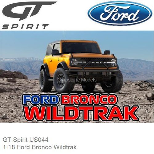 Modelauto 1:18 Ford Bronco Wildtrak (GT Spirit US044)