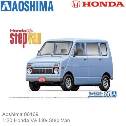 Modelauto 1:20 Honda VA Life Step Van (Aoshima 06169)
