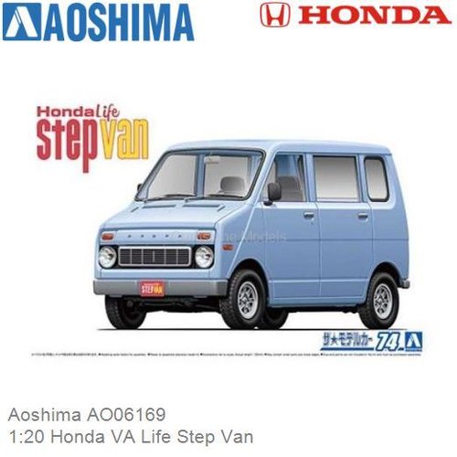 Modelauto 1:20 Honda VA Life Step Van (Aoshima AO06169)