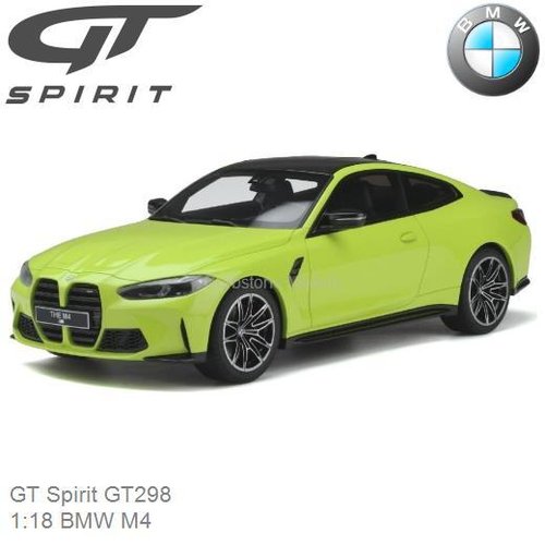 Modelauto 1:18 BMW M4 (GT Spirit GT298)