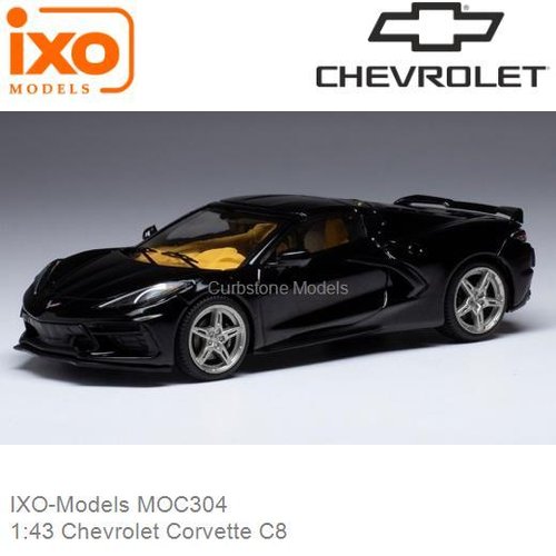 Modelauto 1:43 Chevrolet Corvette C8 (IXO-Models MOC304)