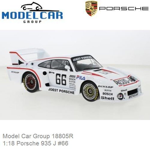 PRE-ORDER 1:18 Porsche 935 J #66 (Model Car Group 18805R)