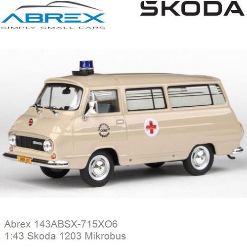 PRE-ORDER 1:43 Skoda 1203 Mikrobus (Abrex 143ABSX-715XO6)