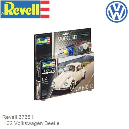 Bouwpakket 1:32 Volkswagen Beetle (Revell 67681)