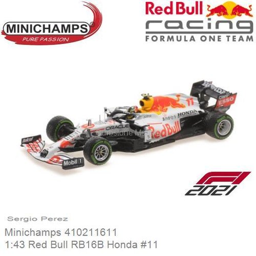 Modelauto 1:43 Red Bull RB16B Honda #11 | Sergio Perez (Minichamps 410211611)
