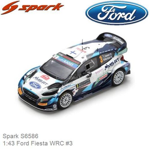 Modelauto 1:43 Ford Fiesta WRC #3 (Spark S6586)