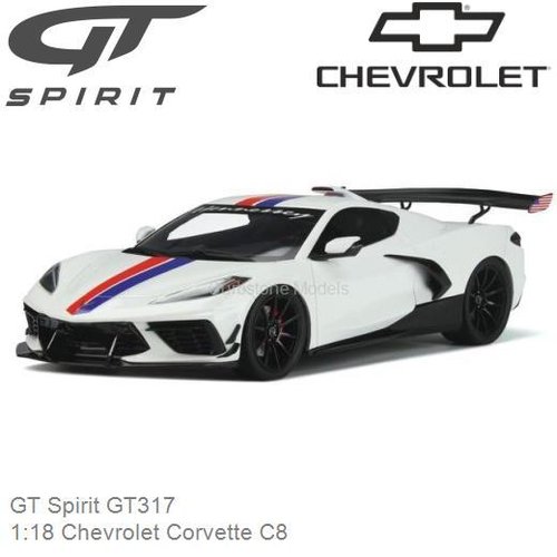 Modelauto 1:18 Chevrolet Corvette C8 (GT Spirit GT317)