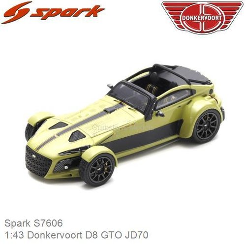 PRE-ORDER 1:43 Donkervoort D8 GTO JD70 (Spark S7606)