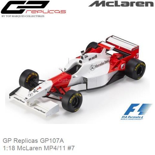 Modelauto 1:18 McLaren MP4/11 #7 | Mika Hakkinen (GP Replicas GP107A)