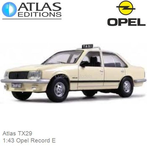 Modelauto 1:43 Opel Record E (Atlas TX29)