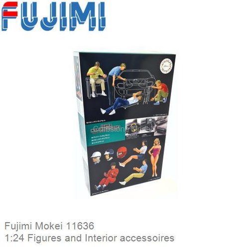 Bouwpakket 1:24 Figures and Interior accessoires (Fujimi Mokei 11636)
