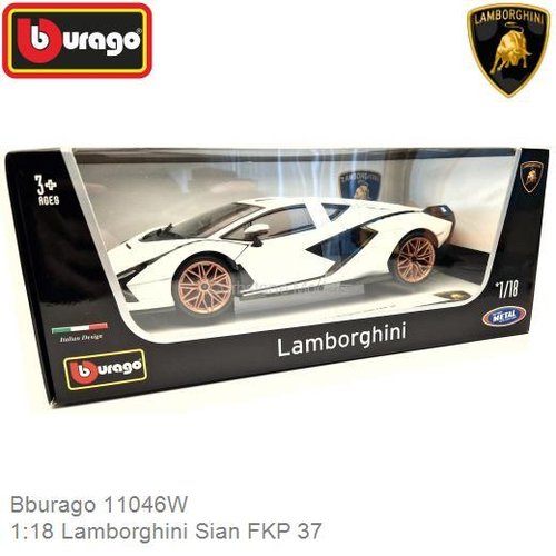 PRE-ORDER 1:18 Lamborghini Sian FKP 37 (Bburago 11046W)