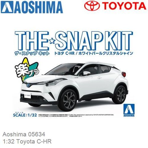 Bouwpakket 1:32 Toyota C-HR (Aoshima 05634)