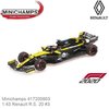 Modelauto 1:43 Renault R.S. 20 #3 | Daniel Ricciardo (Minichamps 417200903)