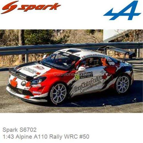 PRE-ORDER 1:43 Alpine A110 Rally WRC #50 | Ian Crerar (Spark S6702)