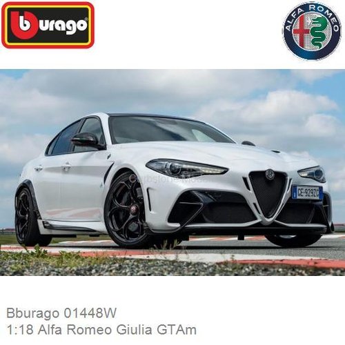 PRE-ORDER 1:18 Alfa Romeo Giulia GTAm (Bburago 01448W)