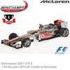 Modelauto 1:43 McLaren MP4-26 Vodafone Mercedes | Lewis Hamilton (Minichamps 530114313)