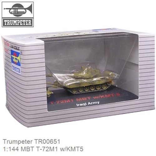 1:144 MBT T-72M1 w/KMT5 (Trumpeter TR00651)
