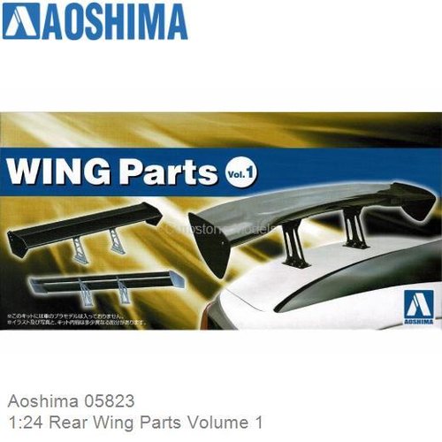 Bouwpakket 1:24 Rear Wing Parts Volume 1 (Aoshima 05823)