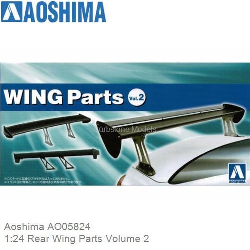Bouwpakket 1:24 Rear Wing Parts Volume 2 (Aoshima AO05824)