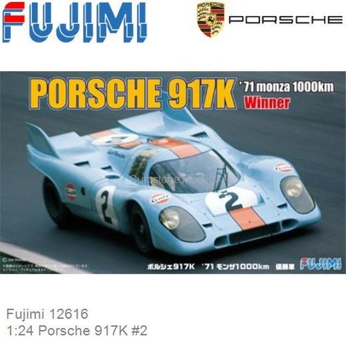 Bouwpakket 1:24 Porsche 917K #2 (Fujimi 12616)