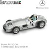 Modelauto 1:43 Mercedes Benz W196 #1 | Stirling Moss (Brumm R072C-CH)