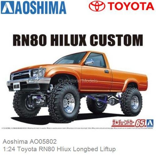 Bouwpakket 1:24 Toyota RN80 Hliux Longbed Liftup (Aoshima AO05802)