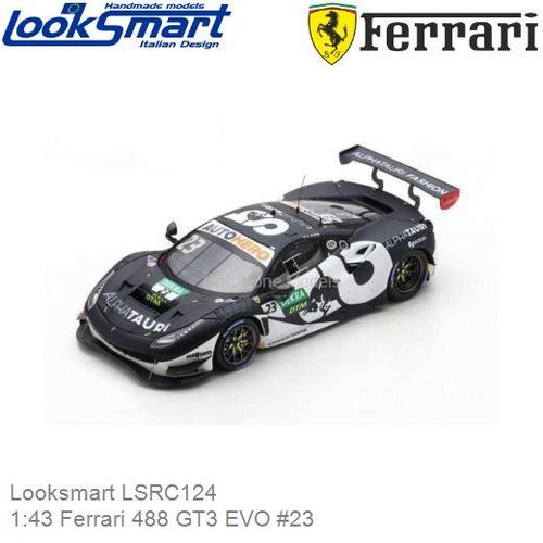 Modelauto 1:43 Ferrari 488 GT3 EVO #23 (Looksmart LSRC124)
