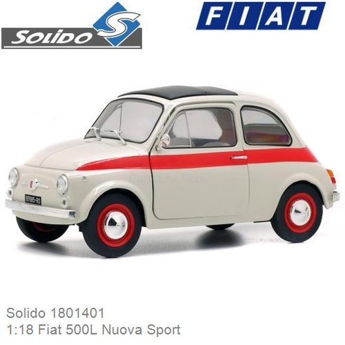 Modelauto 1:18 Fiat 500L Nuova Sport (Solido 1801401)