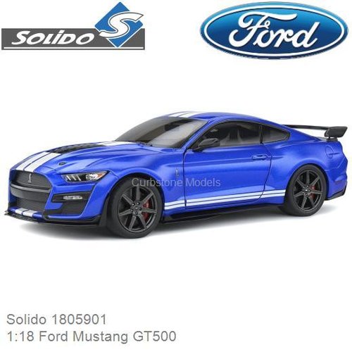 Modelauto 1:18 Ford Mustang GT500 (Solido 1805901)