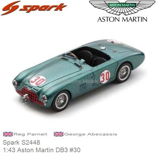 Modelauto 1:43 Aston Martin DB3 #30 (Spark S2448)