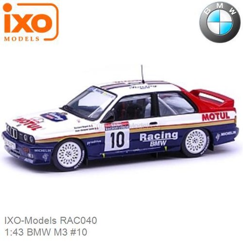 Modelauto 1:43 BMW M3 #10 | Bernard Béguin (IXO-Models RAC040)