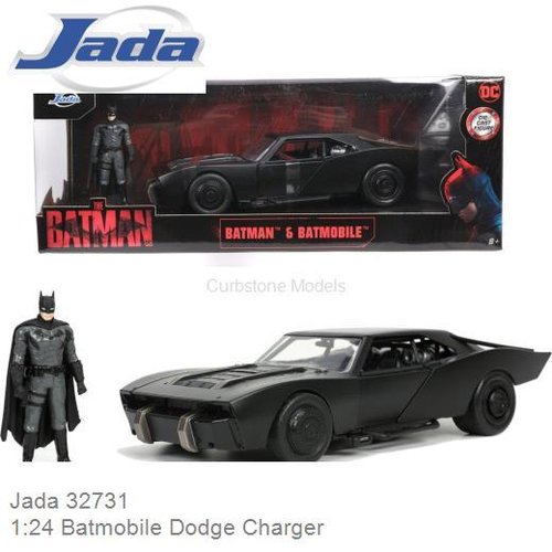 Modelauto 1:24 Batmobile Dodge Charger (Jada 32731)