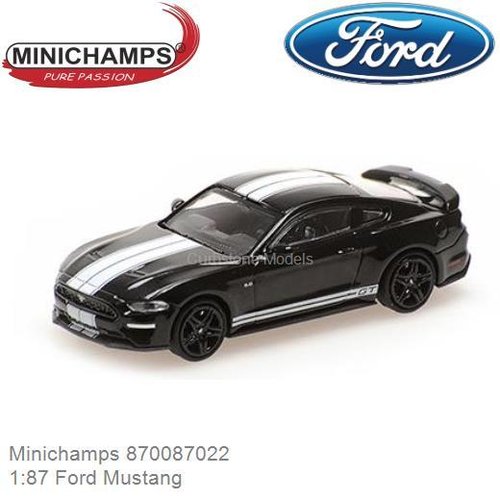 PRE-ORDER 1:87 Ford Mustang (Minichamps 870087022)