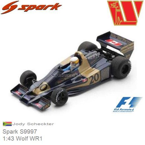 PRE-ORDER 1:43 Wolf WR1 | Jody Scheckter (Spark S9997)