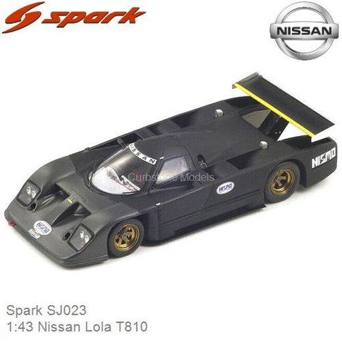 Modelauto 1:43 Nissan Lola T810 (Spark SJ023)
