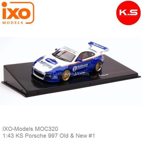 Modelauto 1:43 KS Porsche 997 Old & New #1 (IXO-Models MOC320)