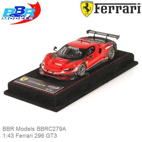 PRE-ORDER 1:43 Ferrari 296 GT3 (BBR Models BBRC279A)