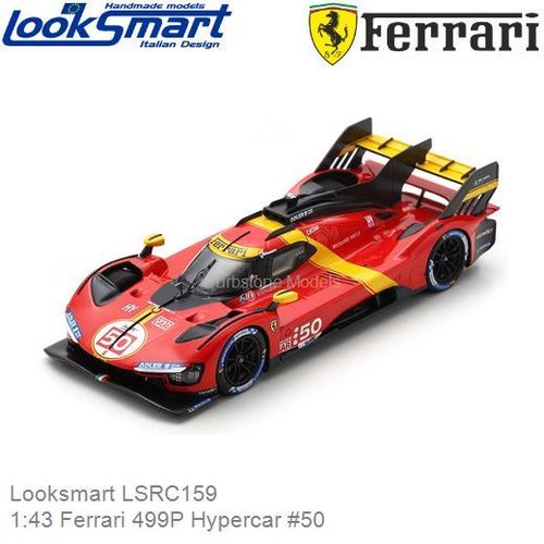 PRE-ORDER 1:43 Ferrari 499P Hypercar #50 (Looksmart LSRC159)