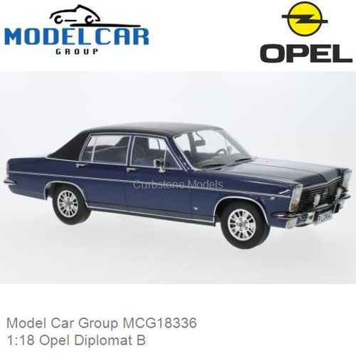 PRE-ORDER 1:18 Opel Diplomat B (Model Car Group MCG18336)