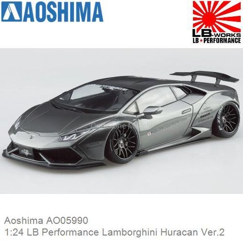 Bouwpakket 1:24 LB Performance Lamborghini Huracan Ver.2 (Aoshima AO05990)