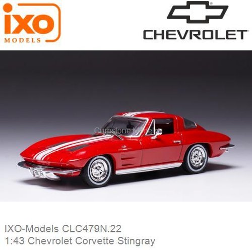 Modelauto 1:43 Chevrolet Corvette Stingray (IXO-Models CLC479N.22)