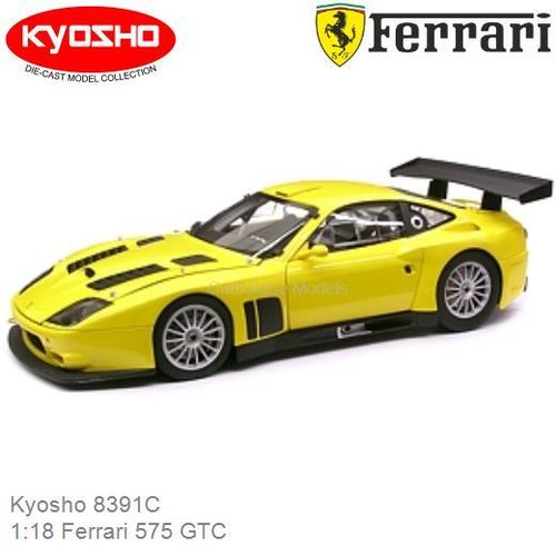 Modelauto 1:18 Ferrari 575 GTC (Kyosho 8391C)