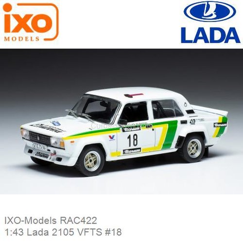 Modelauto 1:43 Lada 2105 VFTS #18 (IXO-Models RAC422)