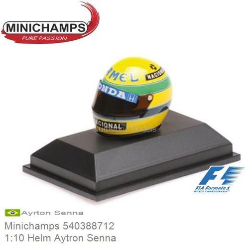 PRE-ORDER 1:10 Helm Aytron Senna (Minichamps 540388712)