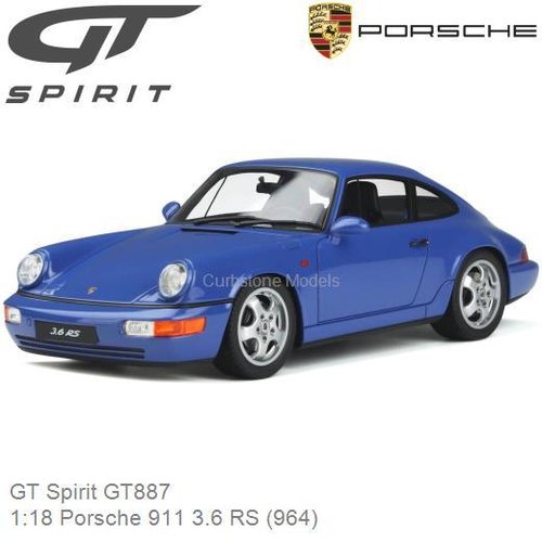 Modelauto 1:18 Porsche 911 3.6 RS (964) (GT Spirit GT887)