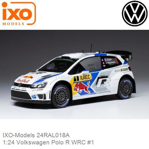 1:24 Volkswagen Polo R WRC #1 | Sébastien Ogier (IXO-Models 24RAL018A)